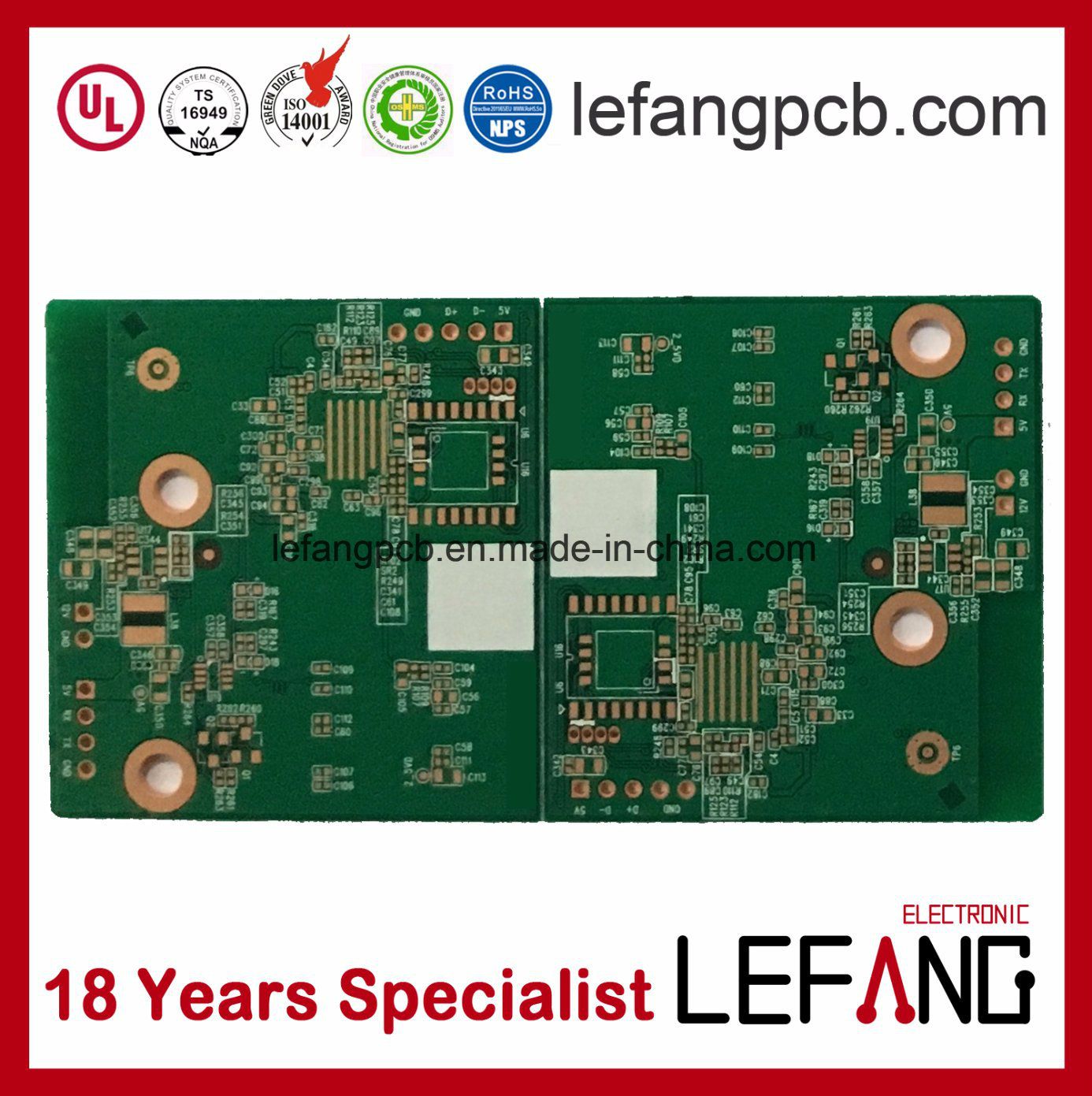 4L 1.0mm Multilayer PCB Printed Circuit OEM