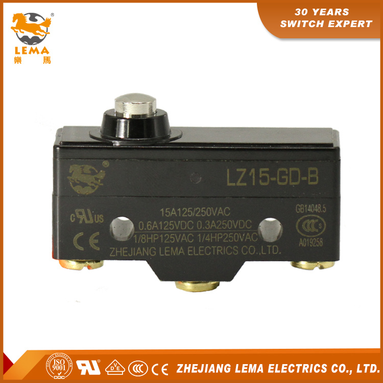 Lema UL Approved Lz15-Gd-B Mechanical Short Plunger Micro Switch