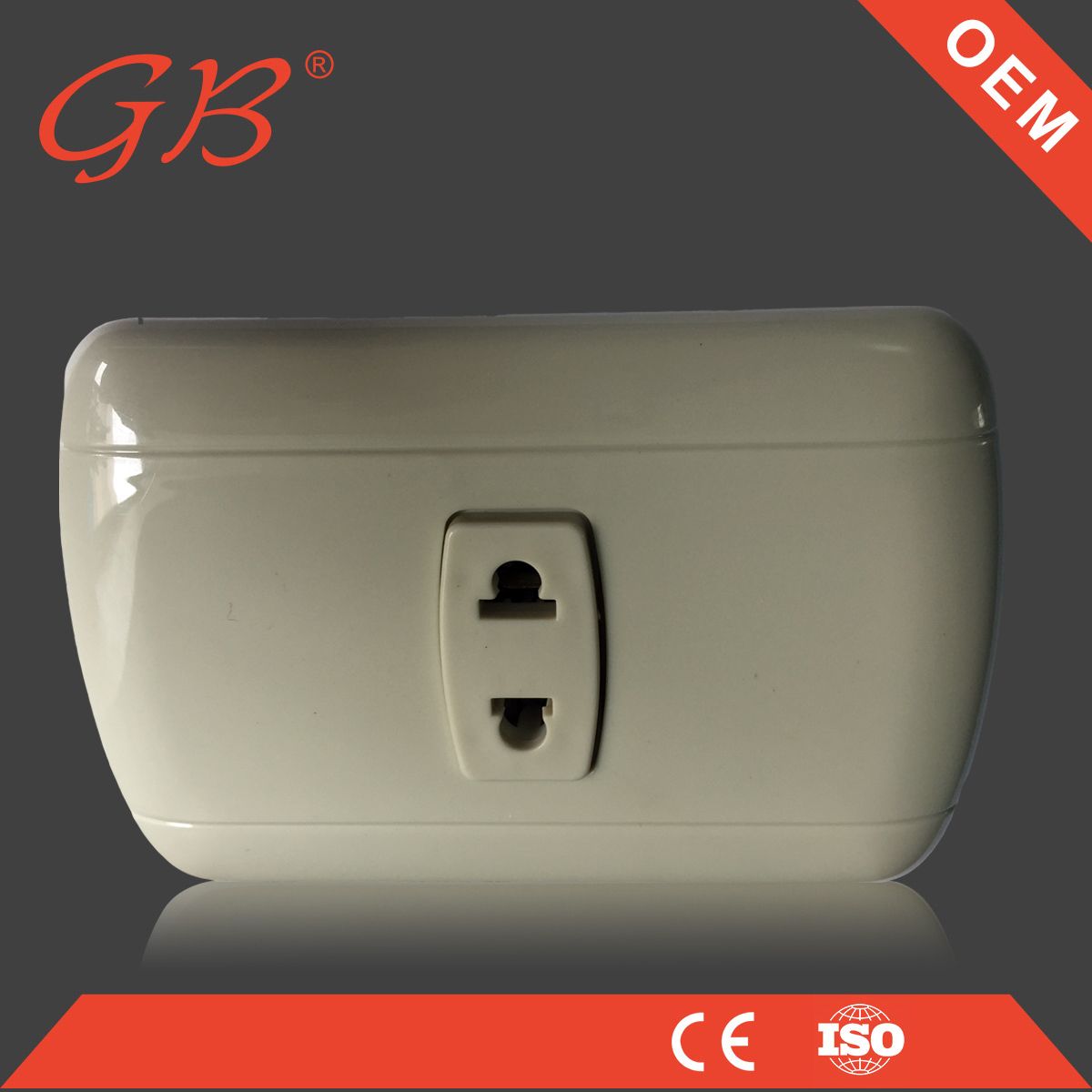 Latin America One Gang Electrical Wall Socket and Switch
