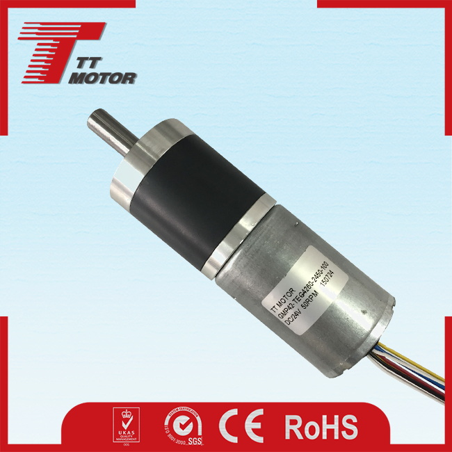 DC 24V planetary geared motor for Material Handling machines