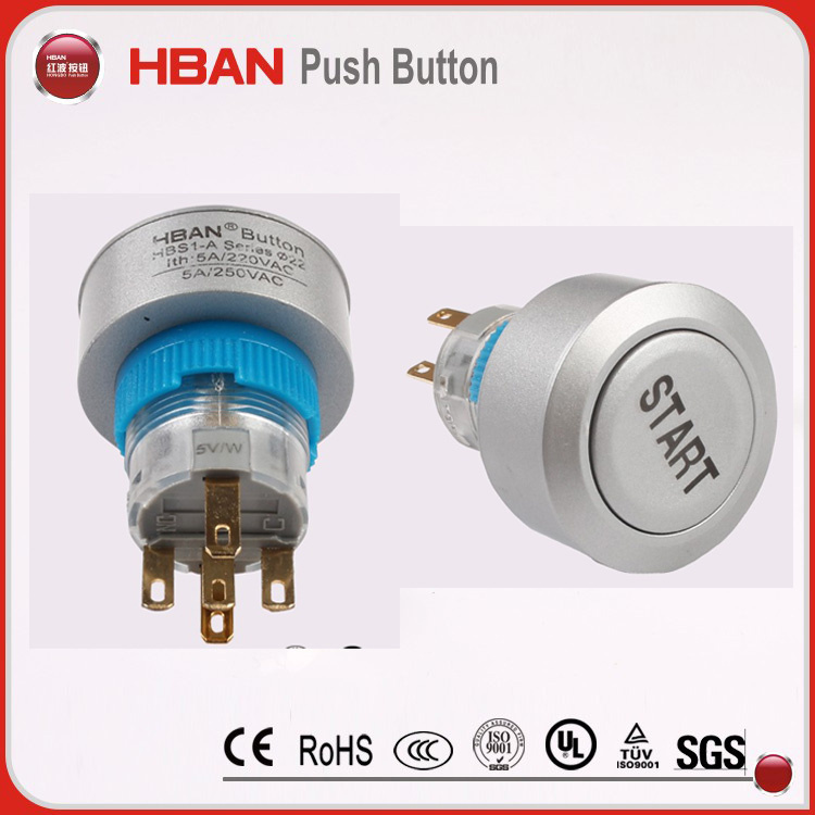 22mm Push Button Start Switch