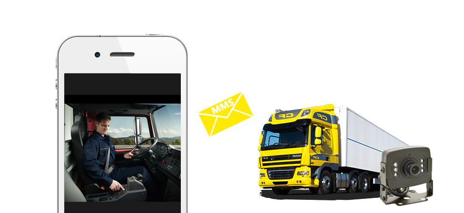 GPS Tracker with Mini Camera to Take Photo by MMS and Online