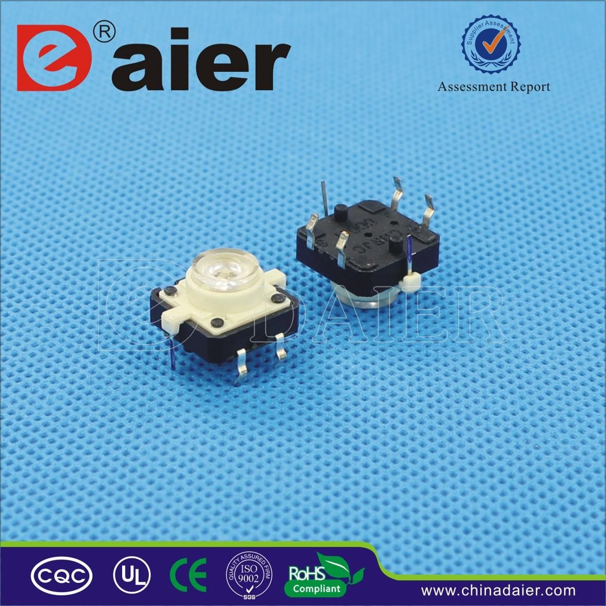 Tactile Micro Switch, LED Illuminated Tact Switch Pdf (TSL12121)