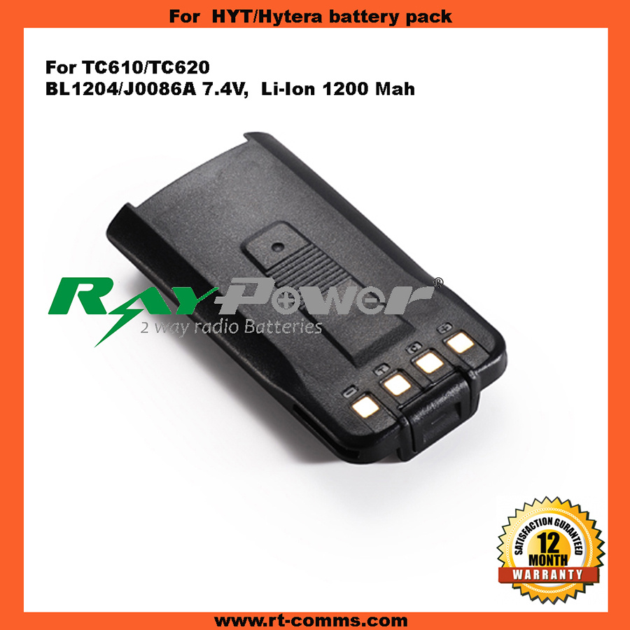 Battery for HYT Hytera Tc610/Tc620 Bl1204