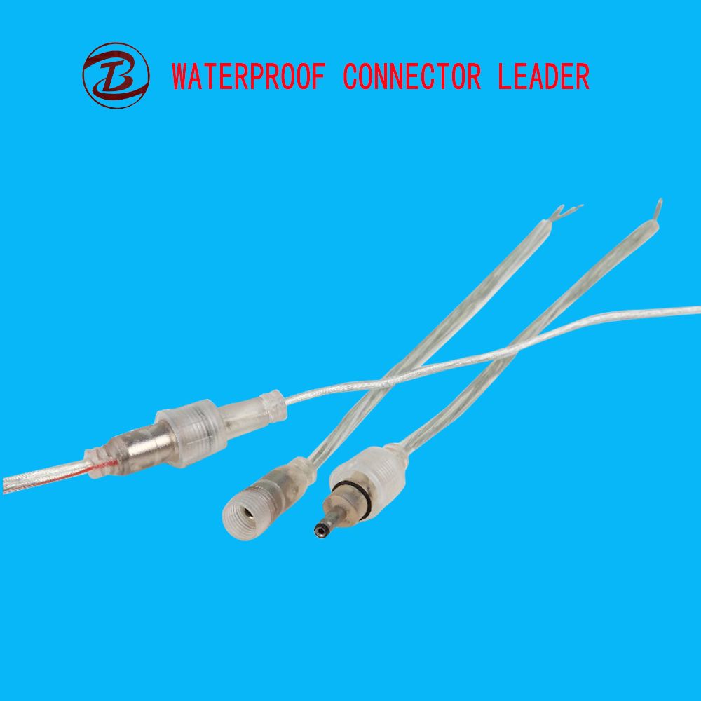 Electric Wire DC Power Jack Plug Adapter Connector