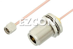 SMA Male to N Female Bulkhead Cable