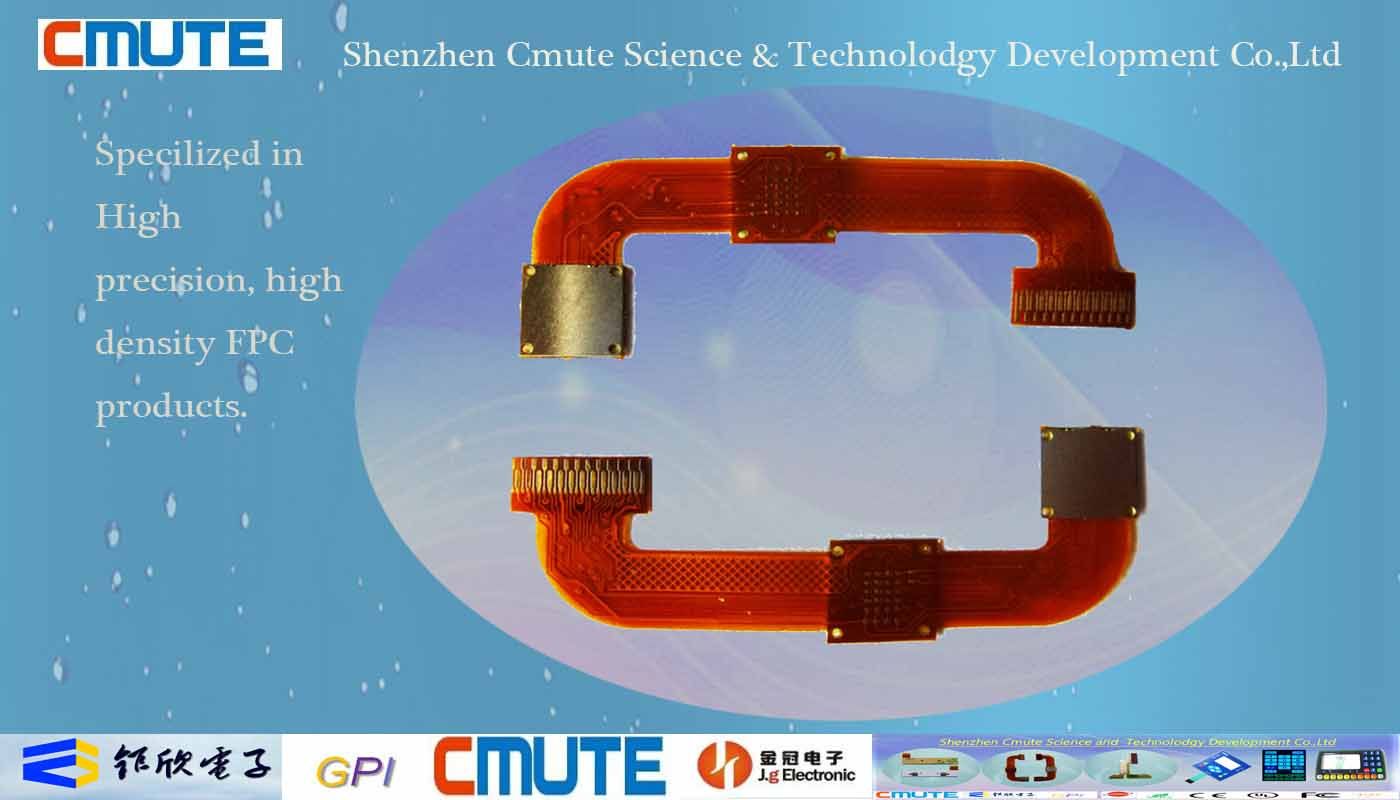 Single Layer Stainless Steel Stiffener Flex FPC Circuit