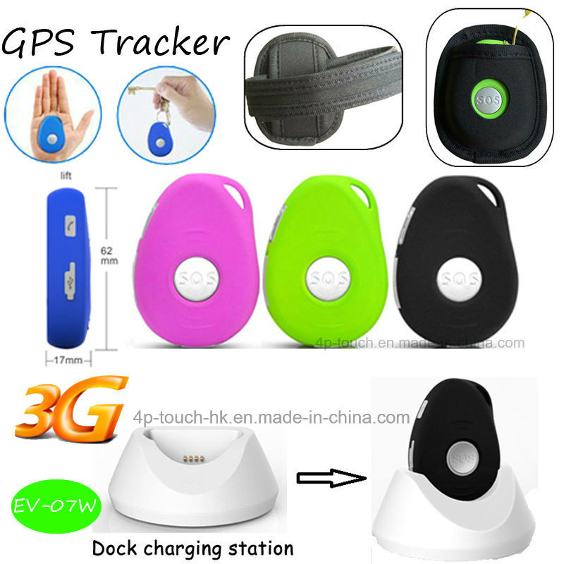 New 3G/WCDMA Personal GPS Tracker with Sos Button EV07W