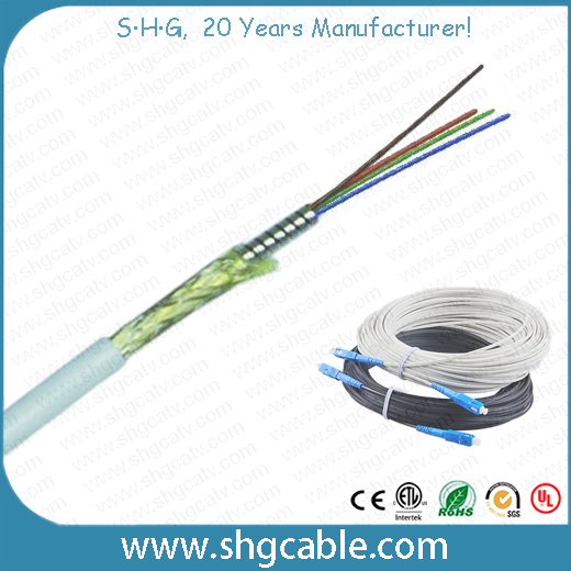 Indoor Armoured FTTH Fiber Optic Cable (AMB-xC)