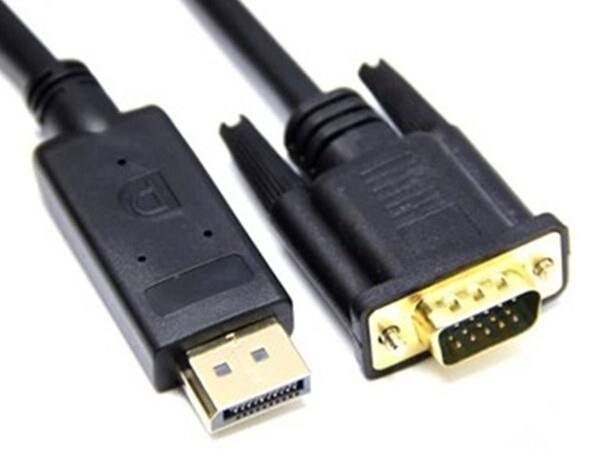 Displayport Dp Male to VGA Male Adapter Cable