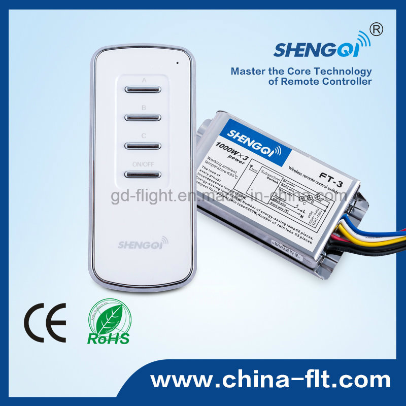 Universal 12V RF Remote Control Wireless Switch with Ce & RoHS for Home or Showroom