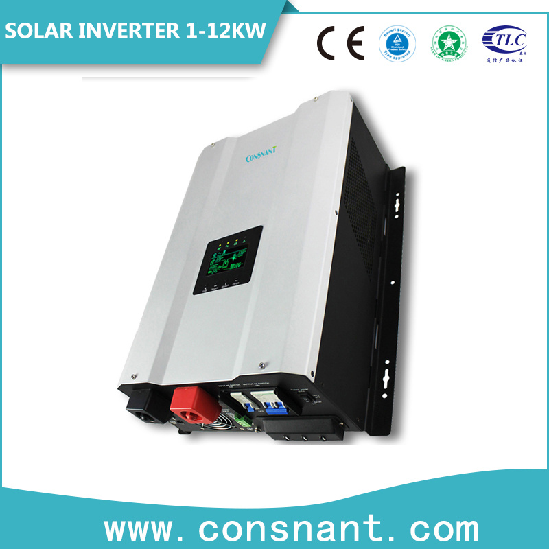 MPPT 60A 24VDC 230VAC Hybrid off Grid Solar Inverter 3kw