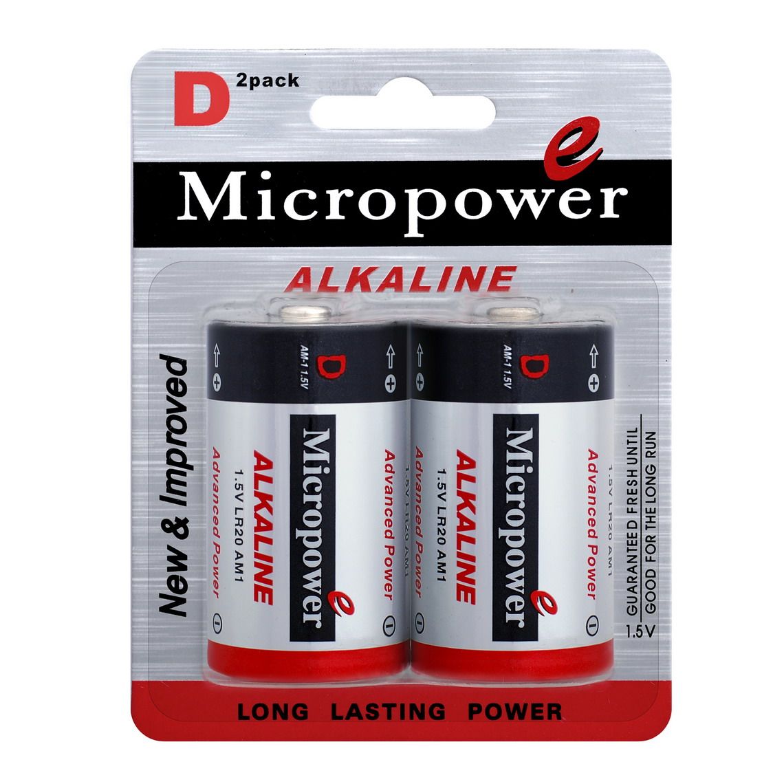 IEC Standard Super Power Alkaline Dry Battery D/LR20