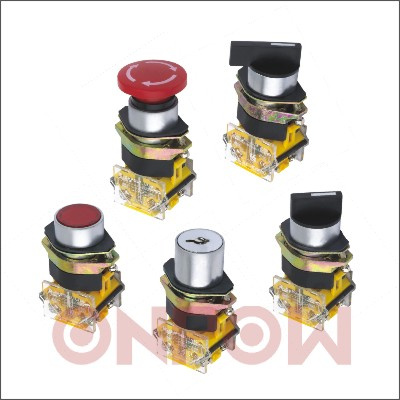 Onpow Push Button Switch (LAS0 Series, 22mm)