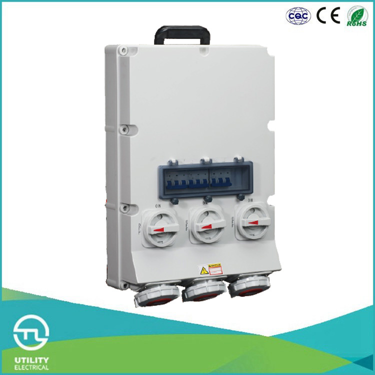 IP67 Ternate Socket with Switches and Mechanical Interlock Connector