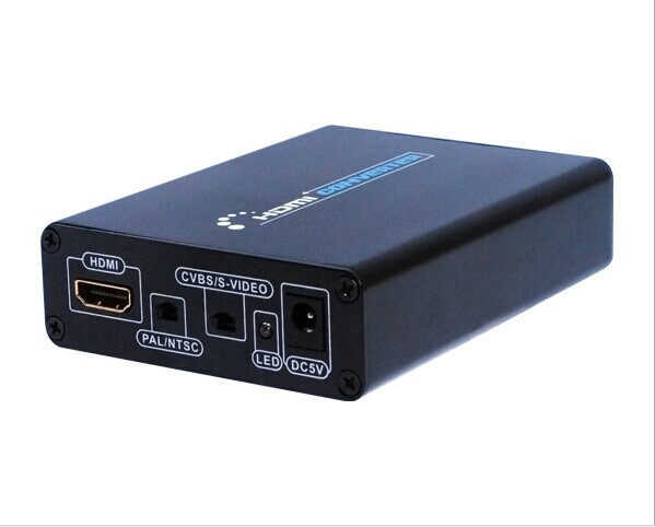 High Quality HDMI to AV /S-Video Converter with Support Zoom Function HDMI Converter