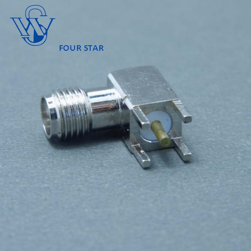 SMA Female Jack Right Angle Connector for PCB Mount