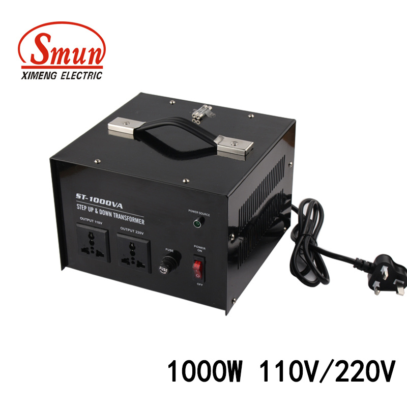 Home Use 1000W Change 220V to 110V Step Down Transformer