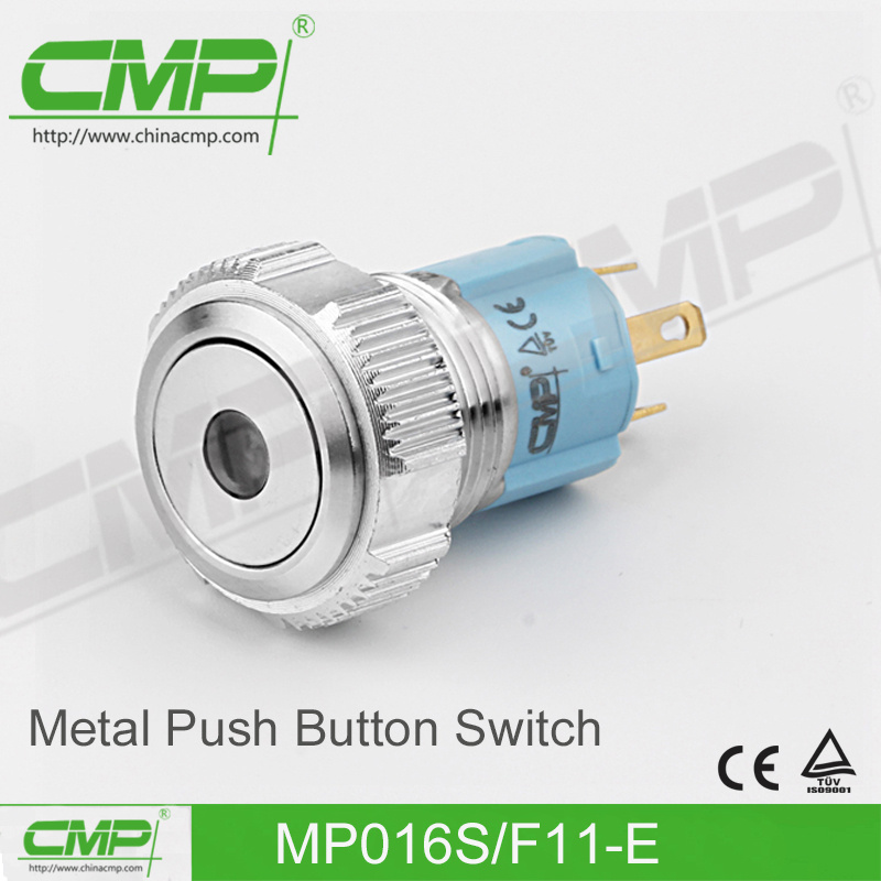 16mm Waterproof Push Button Switch (MP16S/F11-D)