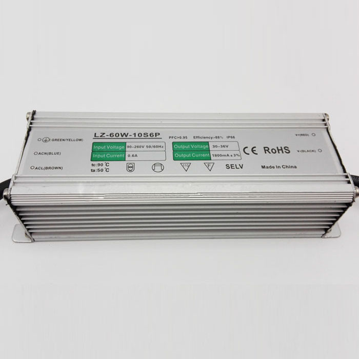 60watt LED Driver for Street Light Constant Current