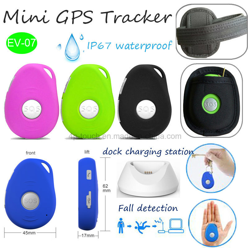 IP66 Waterproof Personal GPS Tracker with Fall Down Alarm (EV07)