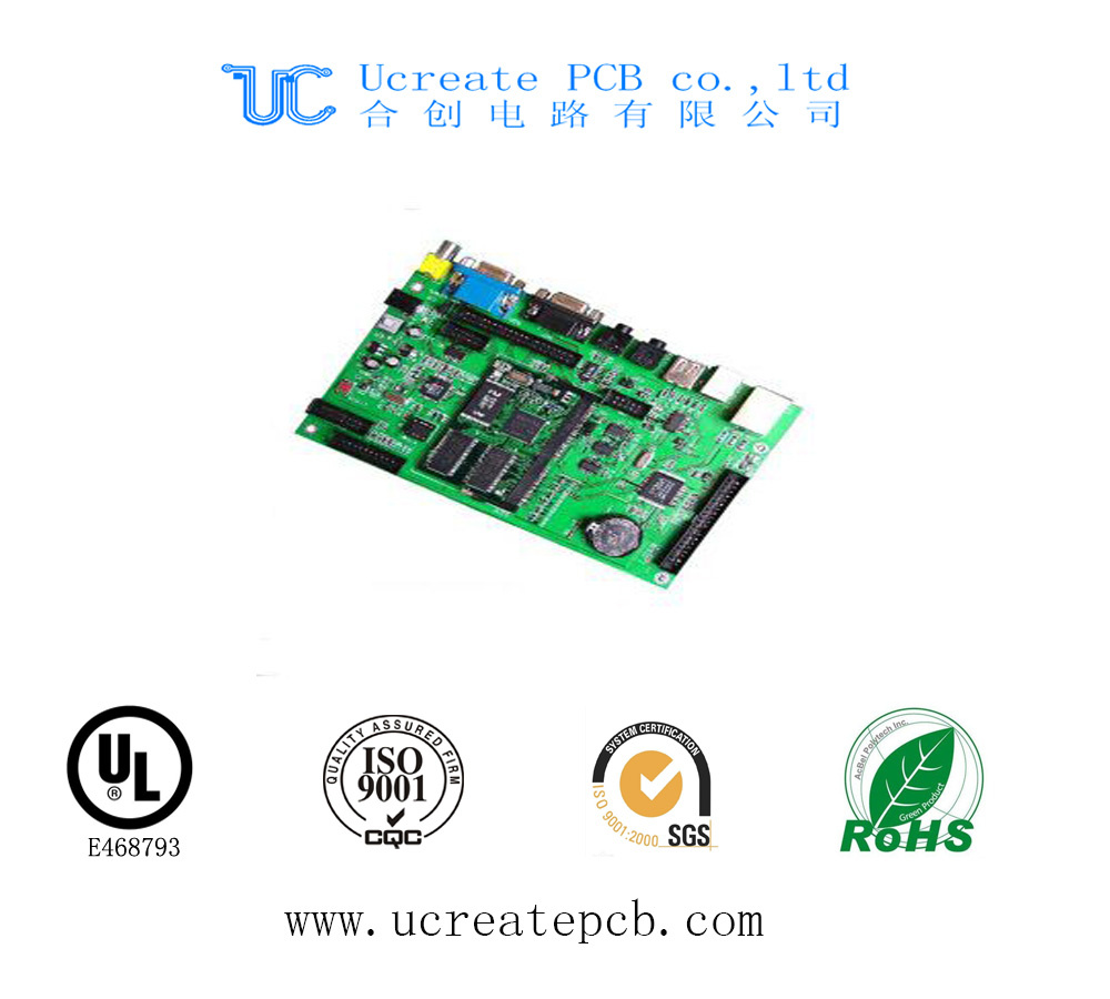 HASL PCB for USB Keyboard with Green Solder Mask