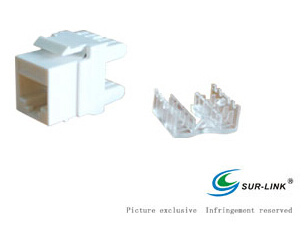UTP Cat. 5e Keystone Jack 180 Degree (Short Type)