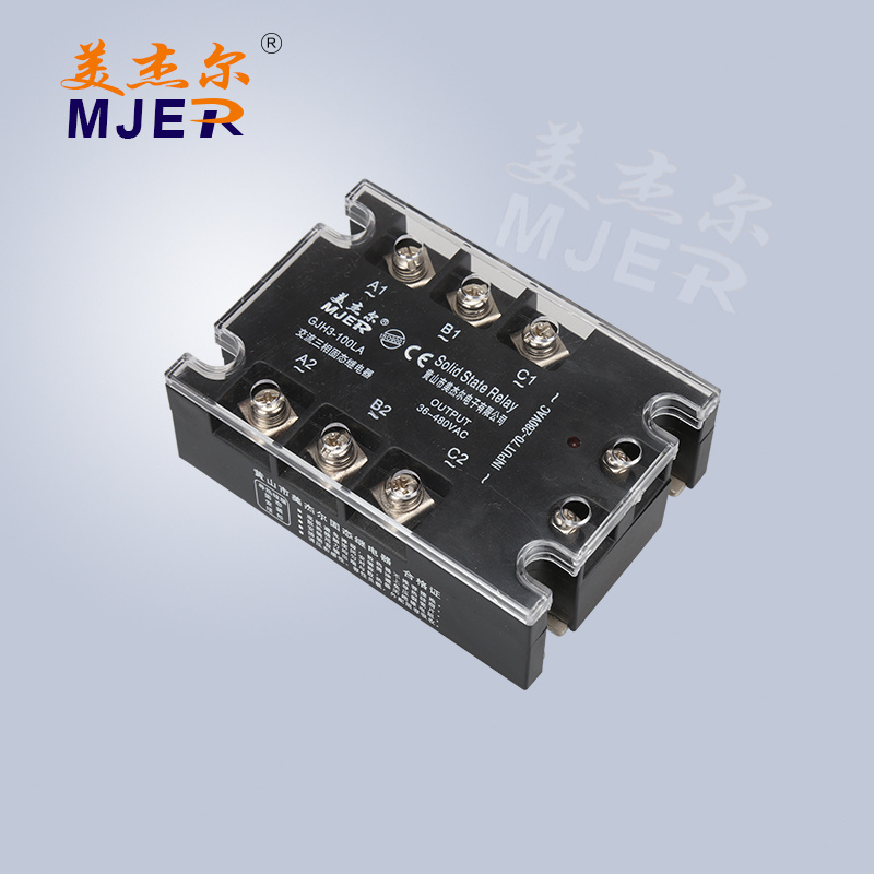 Three Phase Solid State Relay SSR AC/AC Gjh3-100la