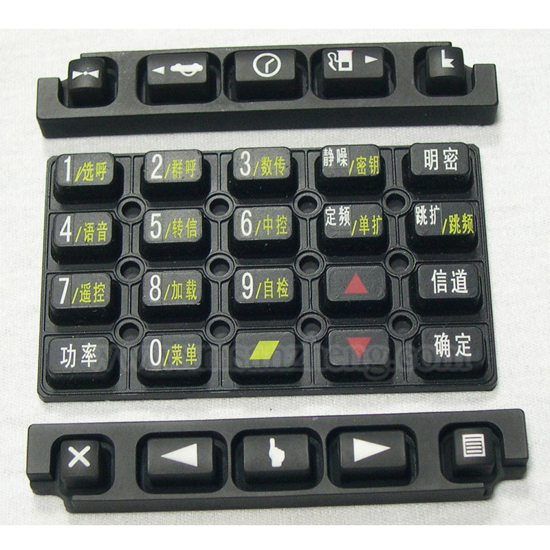 Custom Clear Full Color Water Resistant Electronic Silicon Rubber Keypad