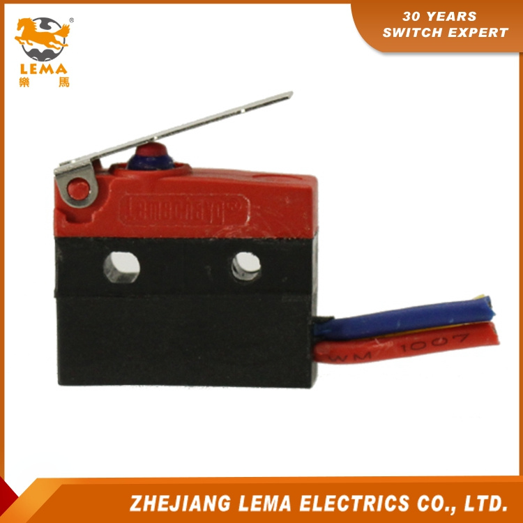 Lema Kw12f-1ex Waterproof IP67 Short Lever Micro Switch