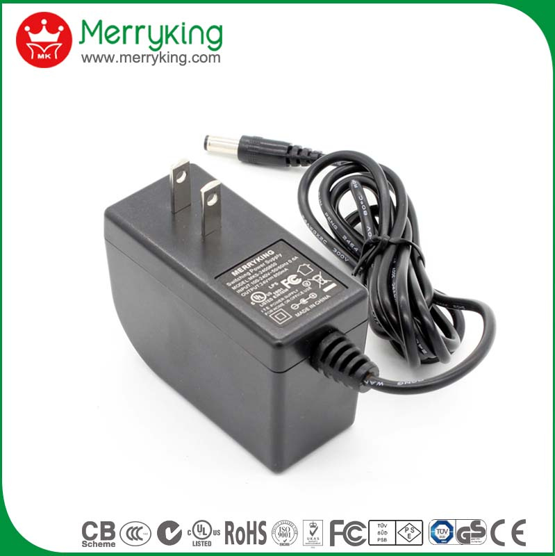 Factory Wholesale UL Efficiency VI 12V 2A AC DC Adapter