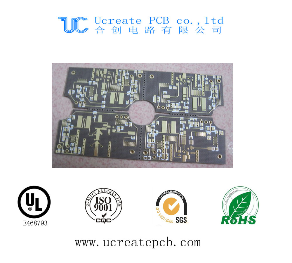 Black Mask Multilayer Printed Circuit Board PCB with Good Quality