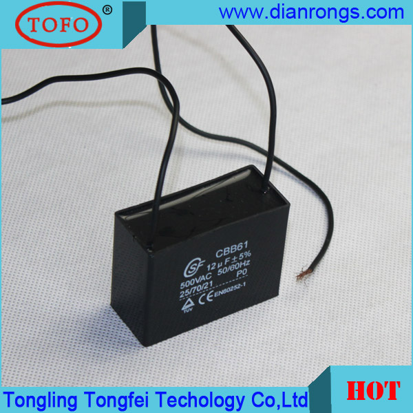 40mfd 500VAC Fan Capacitor with Long Life for Ceiling Fan