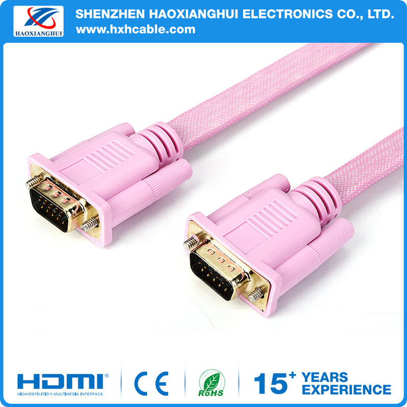 New Design VGA Cable/Computer Cable with Nylon
