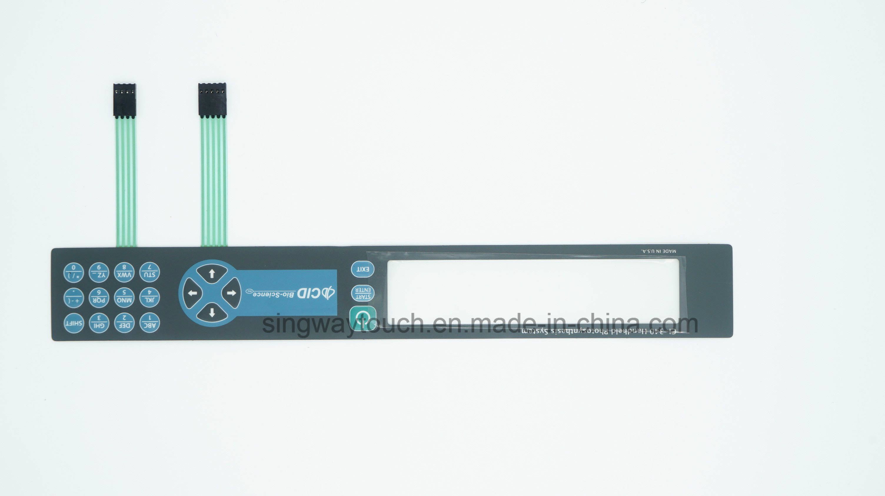Tactile Membrane Switch Keyboard Manufactured by Singway