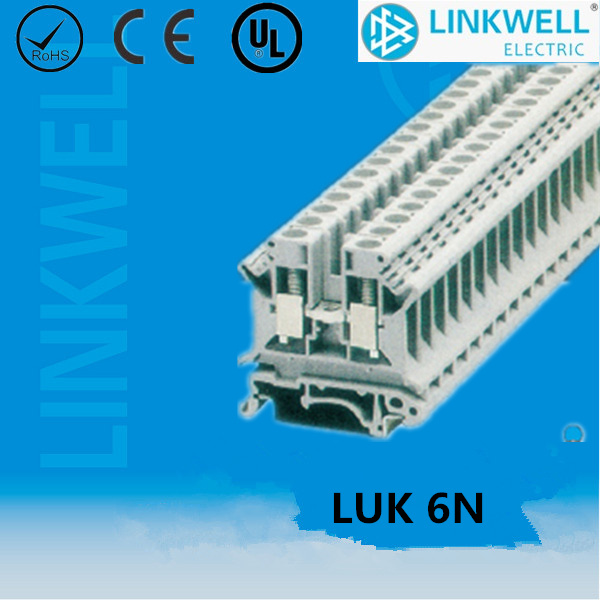 Electric Board Mounting Block Terminal with CE Certificate (LUK 6N)