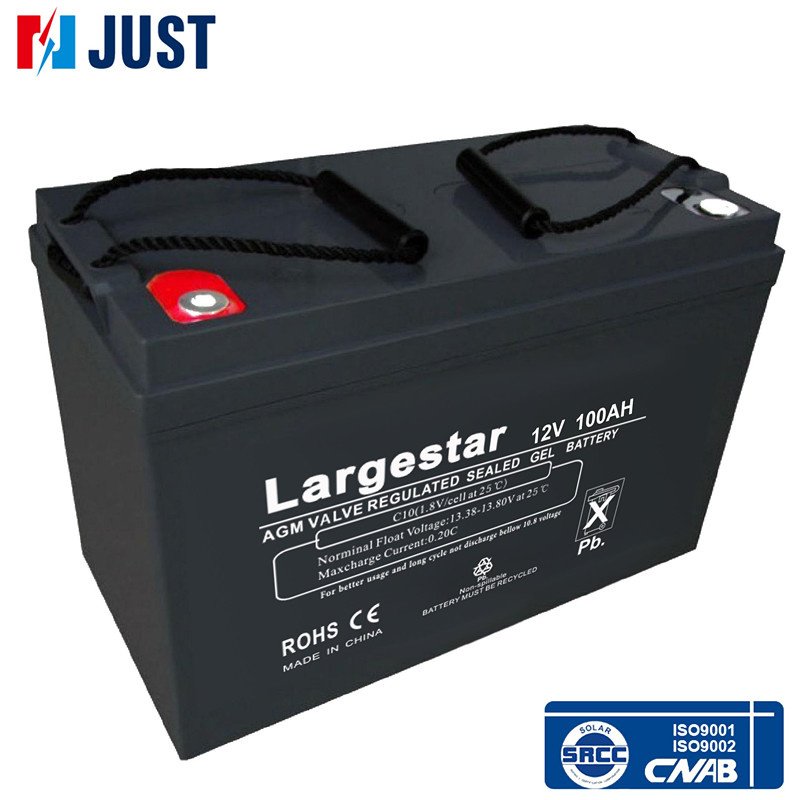12V 100ah Copper Terminal AGM Value Regulated Sealed Gel Battery