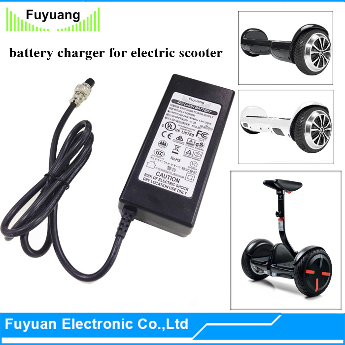 42V 2A Electric Scooter Battery Charger with Ce, RoHS, UL
