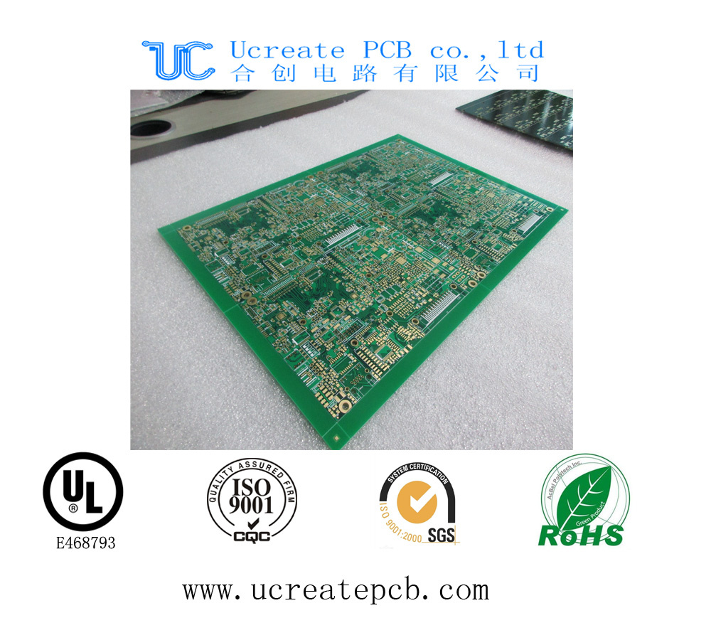 High Quality PCBA for GPS Module with Green Solder Mask