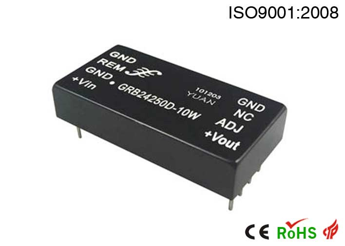 Wide Volt. Range Input, High Volt. Output Step-up DC-DC Converter Grb24100d-10W-B