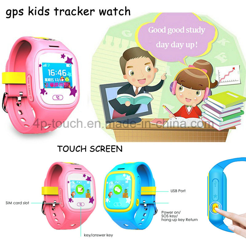 History Route Kids GPS Tracker Watch with SOS Button D13
