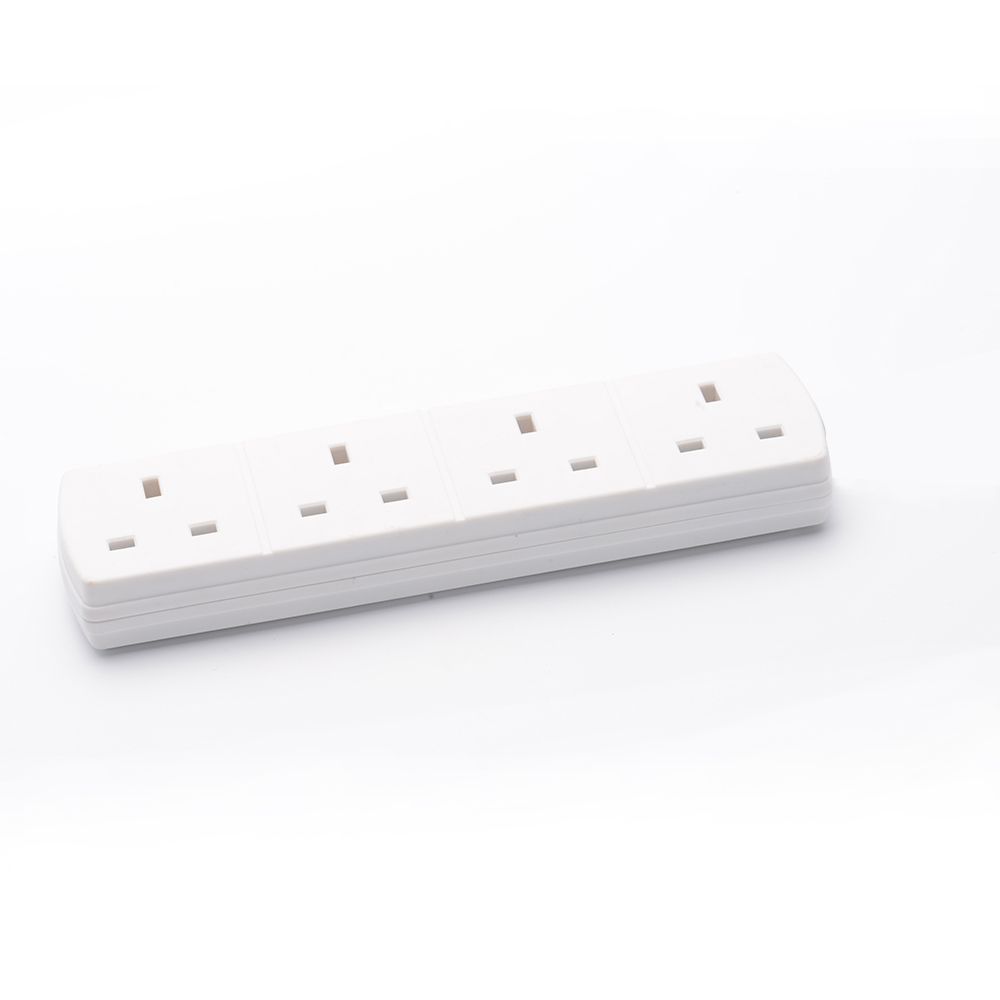 BS Approval 4 Way UK Power Strip with Surge Protection