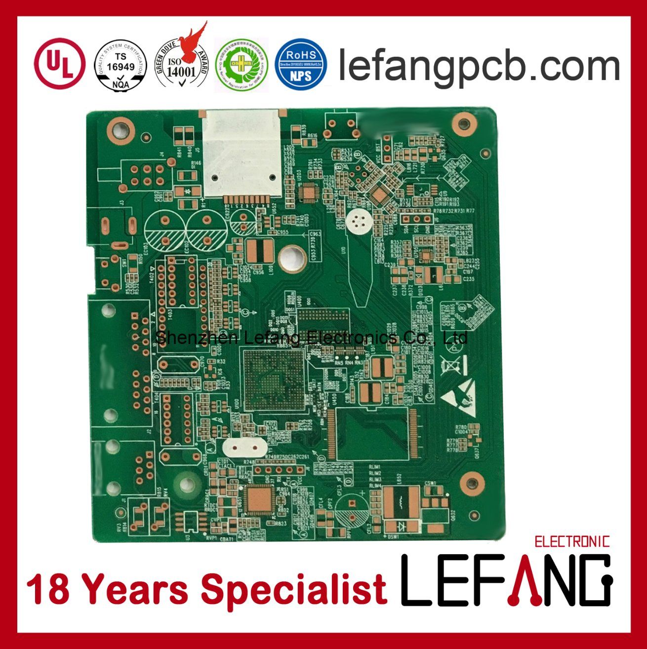 Electronics Wireless Receiver Printed Circuit Board PCB