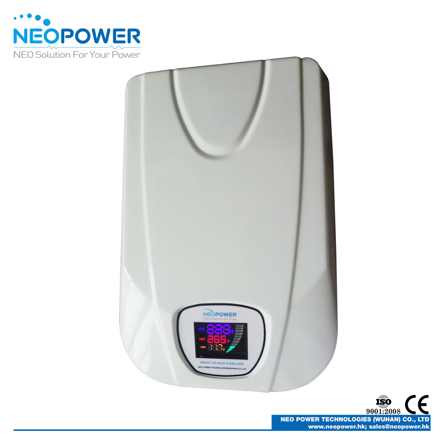1000va Wall Mounted LED Digital Voltage Stabilizer