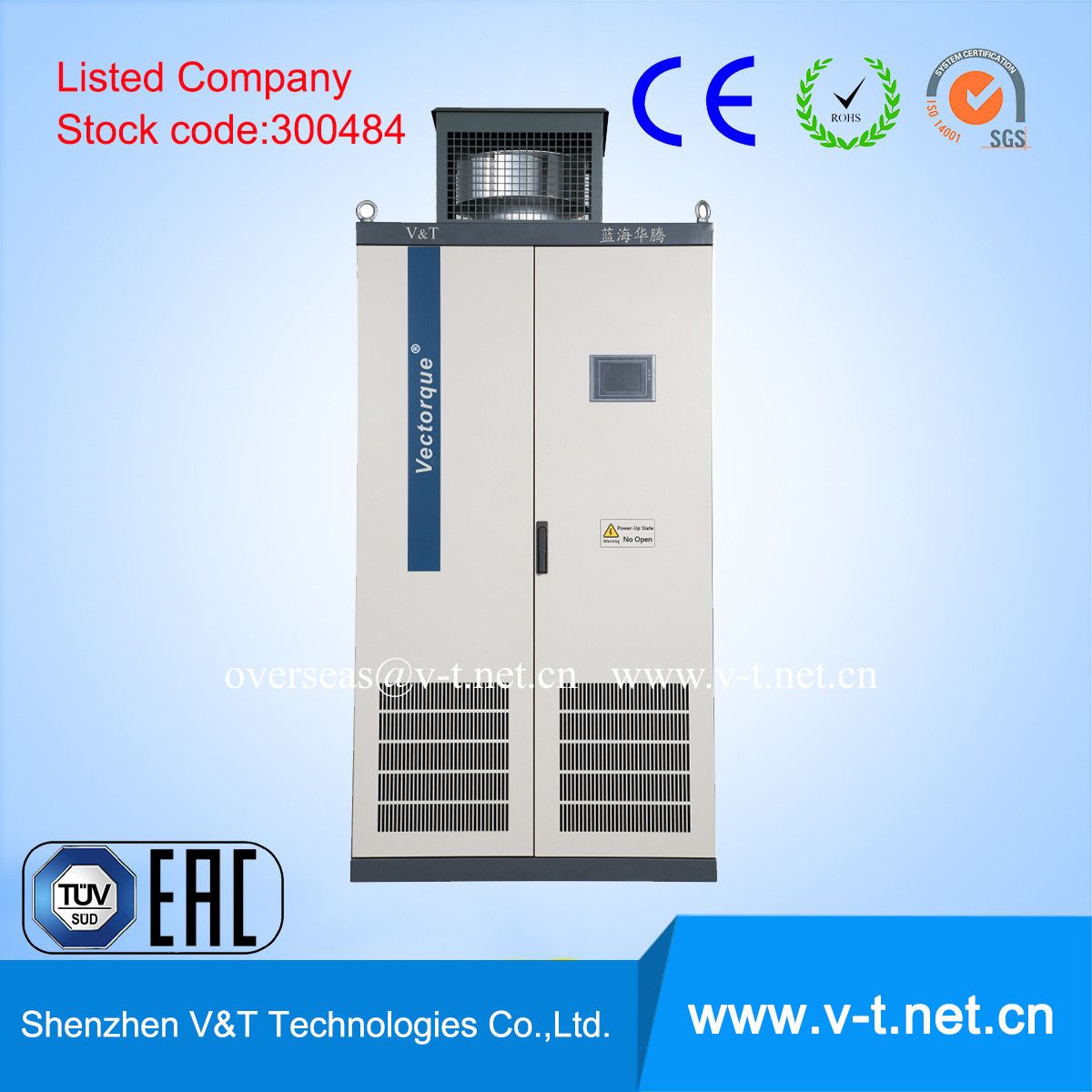 V&T V5-H AC Drives/Frequency Inverter Single/Three Phase 500kw