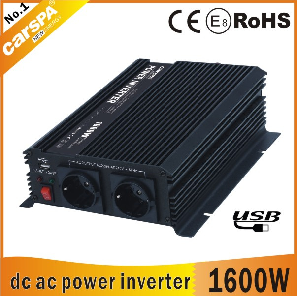 1600W DC to AC Power Inverter with USB Port
