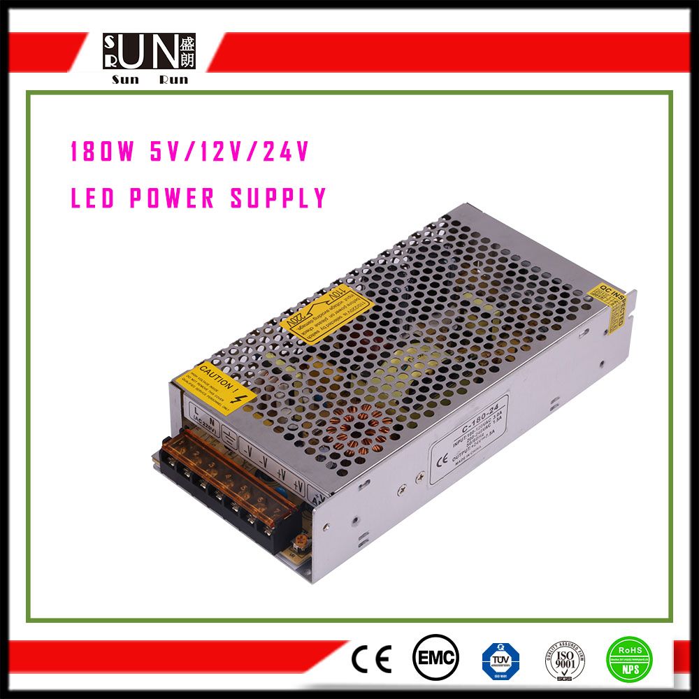180W LED Power Supply DC12V LED Driver Constant Voltage 12V LED Driver Power Supply