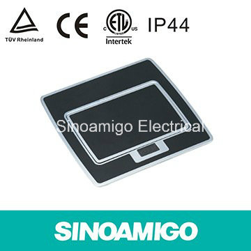 IP44 Resin Pop up Table Socket Wiring Away Floor Socket