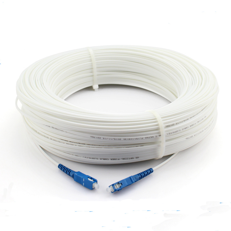 GJYXFCH FTTH Cable Fiber Patch Cord Sc-Sc White and Black Color Optional