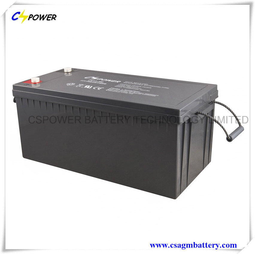 China 200ah Gel Battery, 12V Mf Rechargebale Deep Cycle Battery
